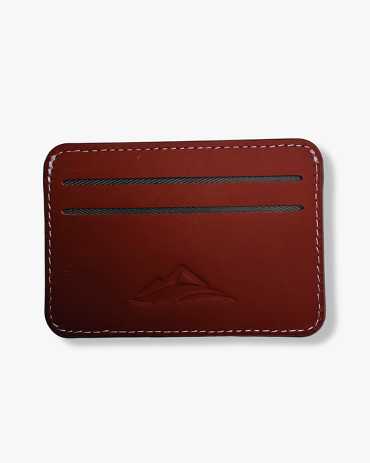 Tibetan Clouds Leather Card Holder