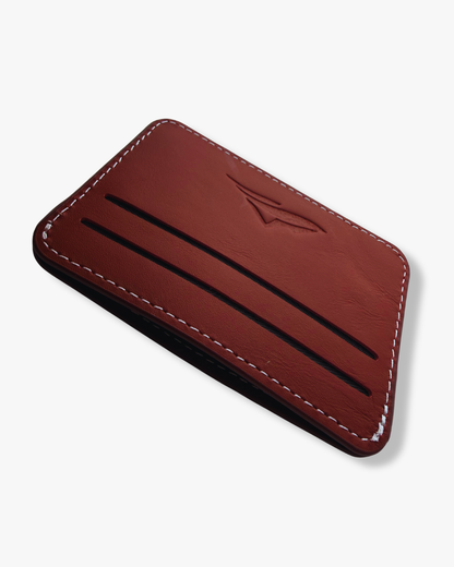 Tibetan Clouds Leather Card Holder