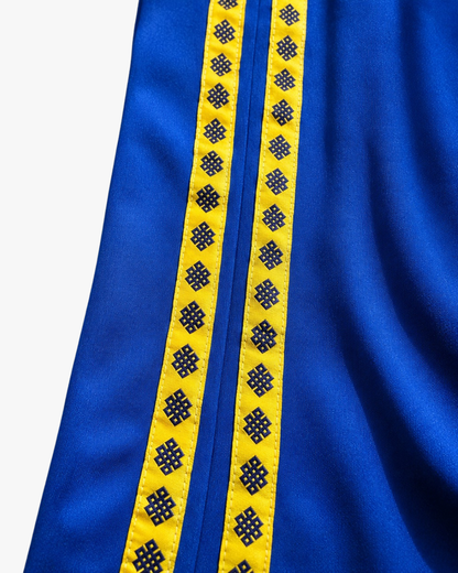 Endless Knot Blue Track Pants