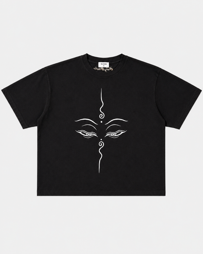 Black Cham Mask Graphic Tee