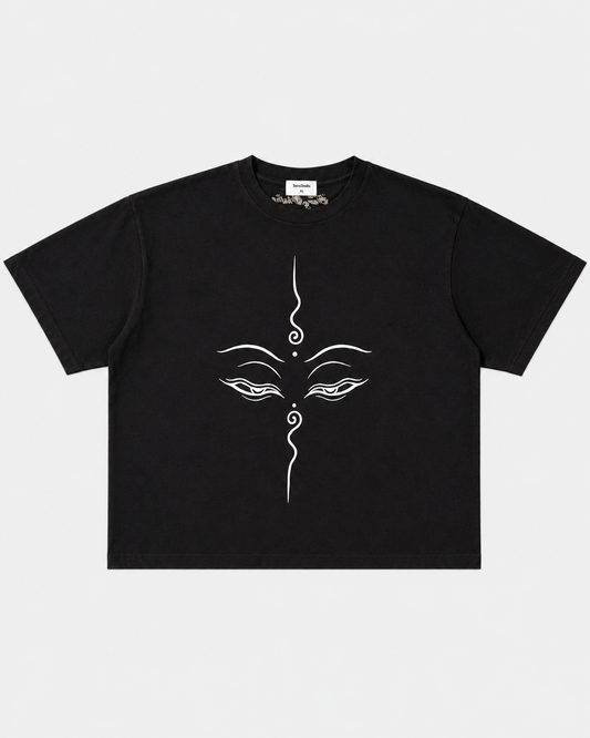 Black Cham Mask Graphic Tee